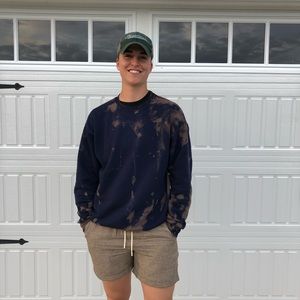 ACID WASH SWEATSHIRT ONLY (BLEACHED) MADE TO ORDER